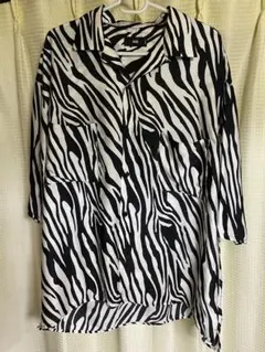 HARE ゼブラ柄 シャツ Sサイズ