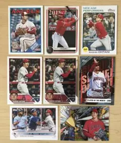 8枚セット（chrome・インサート含む） 大谷翔平　 topps　 エンゼルス