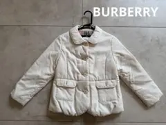 BURBERRY バーバリー 中綿 コート ノバチェック リボン 130 ピンク