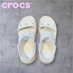 CROCS メガクラッシュ サンダル 厚底 ホワイト