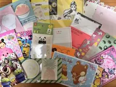 付箋＆レターセット 折り紙 まとめ売り ディズニー