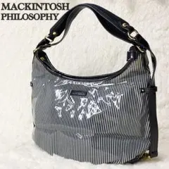 ★美品★ マッキントッシュ フィロソフィー ワンショルダーバッグ ストライプ✨