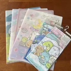 新品未使用　すみっコぐらし　ハンカチ　綿　クリアファイル