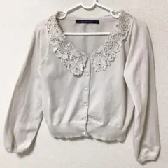 an3 レース衿カーディガン