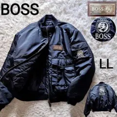 限定 BOSS ブルゾン MA−1 ジャケット ネイビー L 非売品 BOSS（フライトジャケット）のフリマアイテム一覧 限定 BOSS ブルゾン