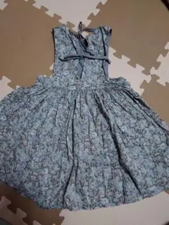 リバティ　ウッドランドベッツィ　ピナフォアワンピース110