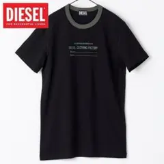 ディーゼル Tシャツ メンズ 半袖Tシャツ DIESEL ブランド 黒 Mサイズ