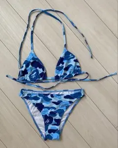 A BATHING APE ビキニ 水着 ブルーカモ