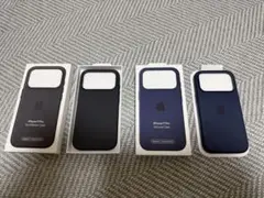 iPhone17Pro 純正シリコンケース・テックウーブンケース