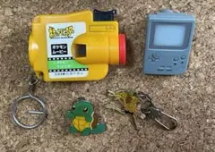 ポケットモンスター　ポケモンムービー　ゲームボーイフィギュア　キーホルダー