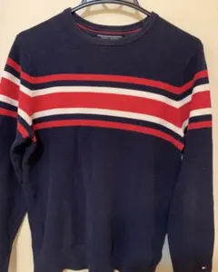 TOMMY HILFIGER トミーヒルフィガー　ストライプセーター M