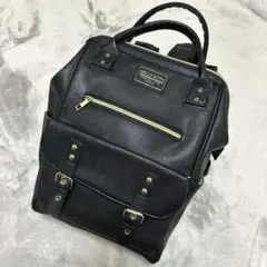 【極美品】サンリオ ハローキティ レザー リュック 大容量 アネロ風