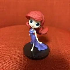 アリエル フィギュア ドレス 紫色　ディズニープリンセス　　キューポスケット