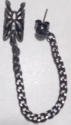 蝶 ピアス イヤーカフ