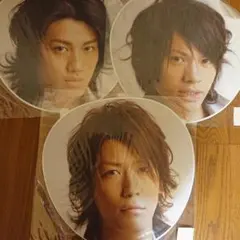 KAT-TUN ジャンボうちわ ３枚セット ≪オマケ付き≫