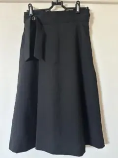 INDEX フレアスカート ブラック M