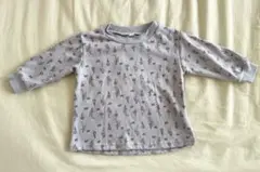 花柄　長袖　トレーナー