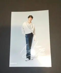 【レア】ウォヌ ローソンプリント　トレカ　ポストカード　ブロマイド　生写真　L版 レア】ウォヌ ローソンプリント トレカ ポストカード ブロマイド