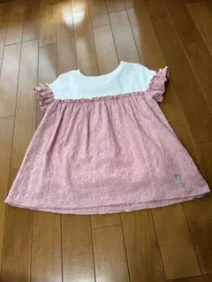 【美品】SLAP SLIP フリル付きTシャツ 120サイズ