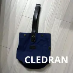 CLEDRAN 日本製　牛革持ち手のハンドバッグ