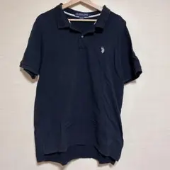 u.s. POLO ASSN ブラック ポロシャツ　1890 L