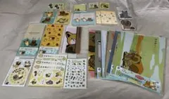 タヌキとキツネ　文具セット