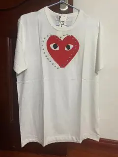 PLAY COMME des GARÇONS ハート柄 Tシャツ S