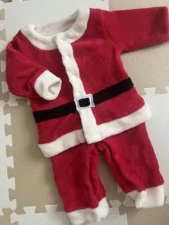 サンタクロース風ロンパース 赤 80サイズ