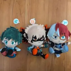 僕のヒーローアカデミア ぬいぐるみセット オリジン組 USJ限定
