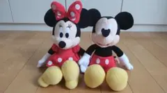 【ディズニー】ミッキー・ミニー ぬいぐるみセット 約30cm
