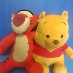 新品 ティガー& プーさんペア　　　　　　　　　　　　 　　　 ぬいぐるみ