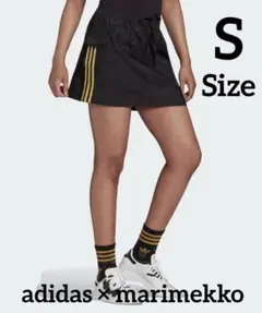 adidas - アディダス　マリメッコ　マリメッココラボ　テニスウェア　スコートS ブラック marimekko - ☆希少☆アディダス テニス スコート マリメッコ