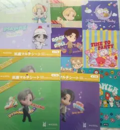 BTS BT21 TINYTAN マルチシート&下敷き