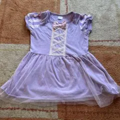 【子供服】ラプンツェル 110サイズ 半袖 Disney プリンセス ドレス
