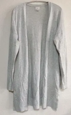 a new day グレー ロングカーディガン M