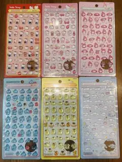 正規品　ボンボンドロップシール　サンリオ　mini 6種セット