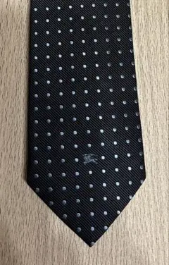 Burberry BLACK LABEL バーバリー　ネクタイ　ブラック　シルク