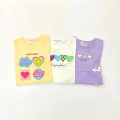子供服 女の子 110cm 長袖 Tシャツ まとめ売り 新品 YFN11-1