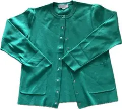 B:MING by BEAMSの鮮やかグリーンなカーディガン　美品！！