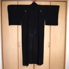 喪服　夏用（絽）　着物　紋付（五つ紋）