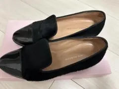 FABIO RUSCONI ブラックローファー36