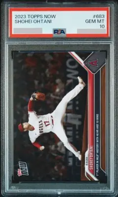 PSA10 2023 TOPPS NOW 大谷翔平 683 - メルカリ