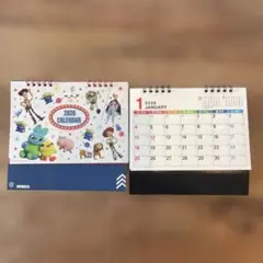 2026年　卓上カレンダー　トイストーリー　2つセット