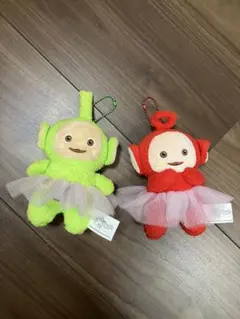 美品　テレタビーズ ぬいぐるみ チュチュ付き 2体セットのサムネイル