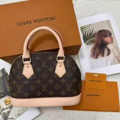 Louis☆ Vuitton ハンドバッグ ブラウン/ベージュ~~