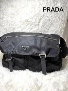 PRADA ブラック ショルダーバッグ