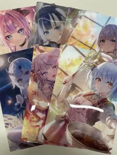 ホロライブ　オリジナルクリアファイル　全6種コンプリート　ローソン