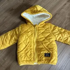 K.F.S イエロー キルティングアウター 80