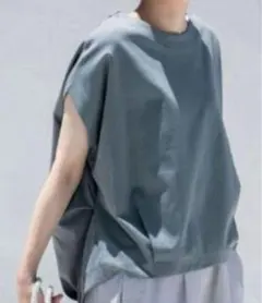 アーバンリサーチドアーズ コットンバックタックフレンチプルオーバー