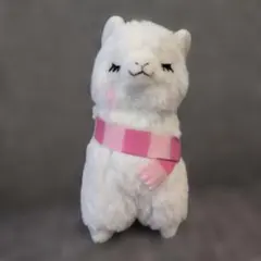 ぬくぬくアルパカッソ ピンクスカーフ付